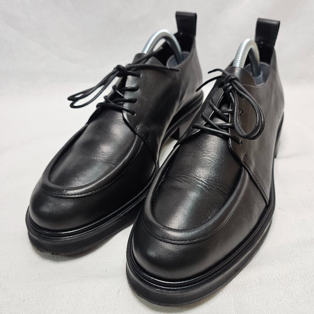 Aeyde Mara Derby Soft Calf Leather Black Oxford Shoes Women's Size EU 40 US 9